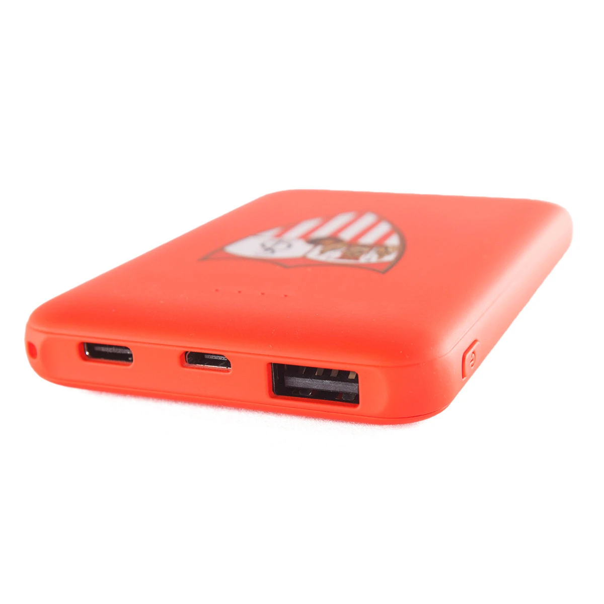 Power Bank 5.000 Mah vermelha Emblema Sevilla FC