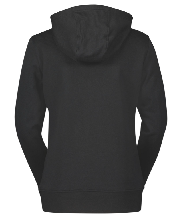 SCOTT No Shortcuts Hoody til Kvinder, Sort