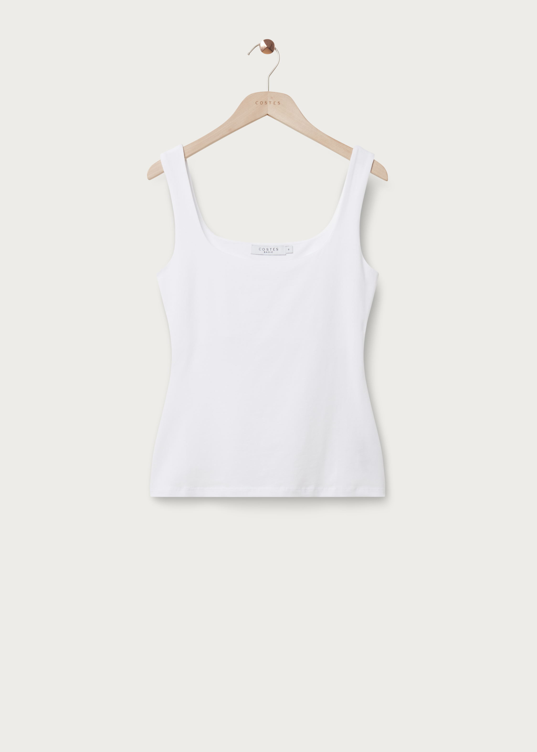 Singlet met vierkante hals