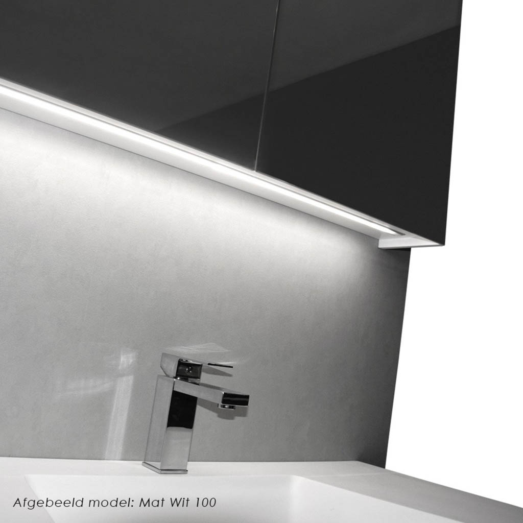 Brauer Impress Deluxe spiegelkast 120cm met 2 deuren en verlichting eiken licht