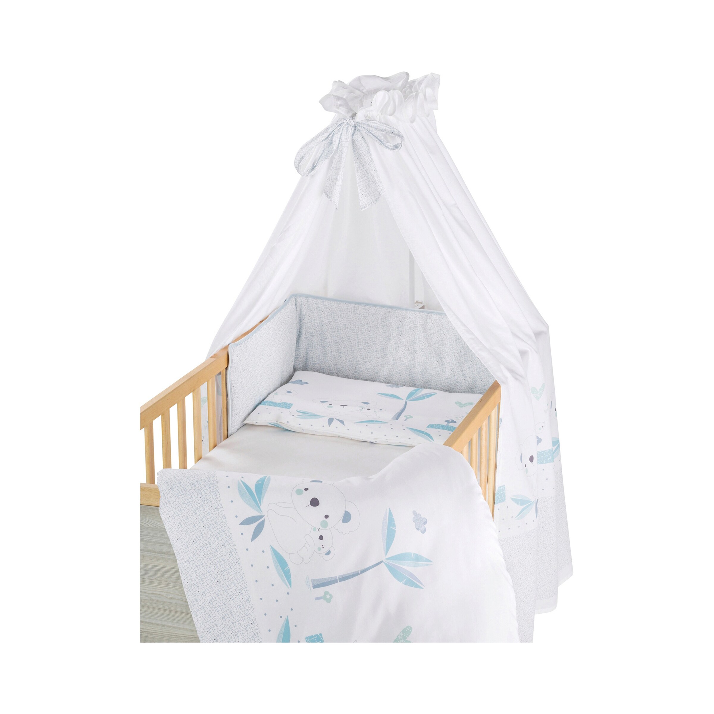 Schardt 3-tlg. Babyzimmer Miami mit 3-türigem Kleiderschrank grey
