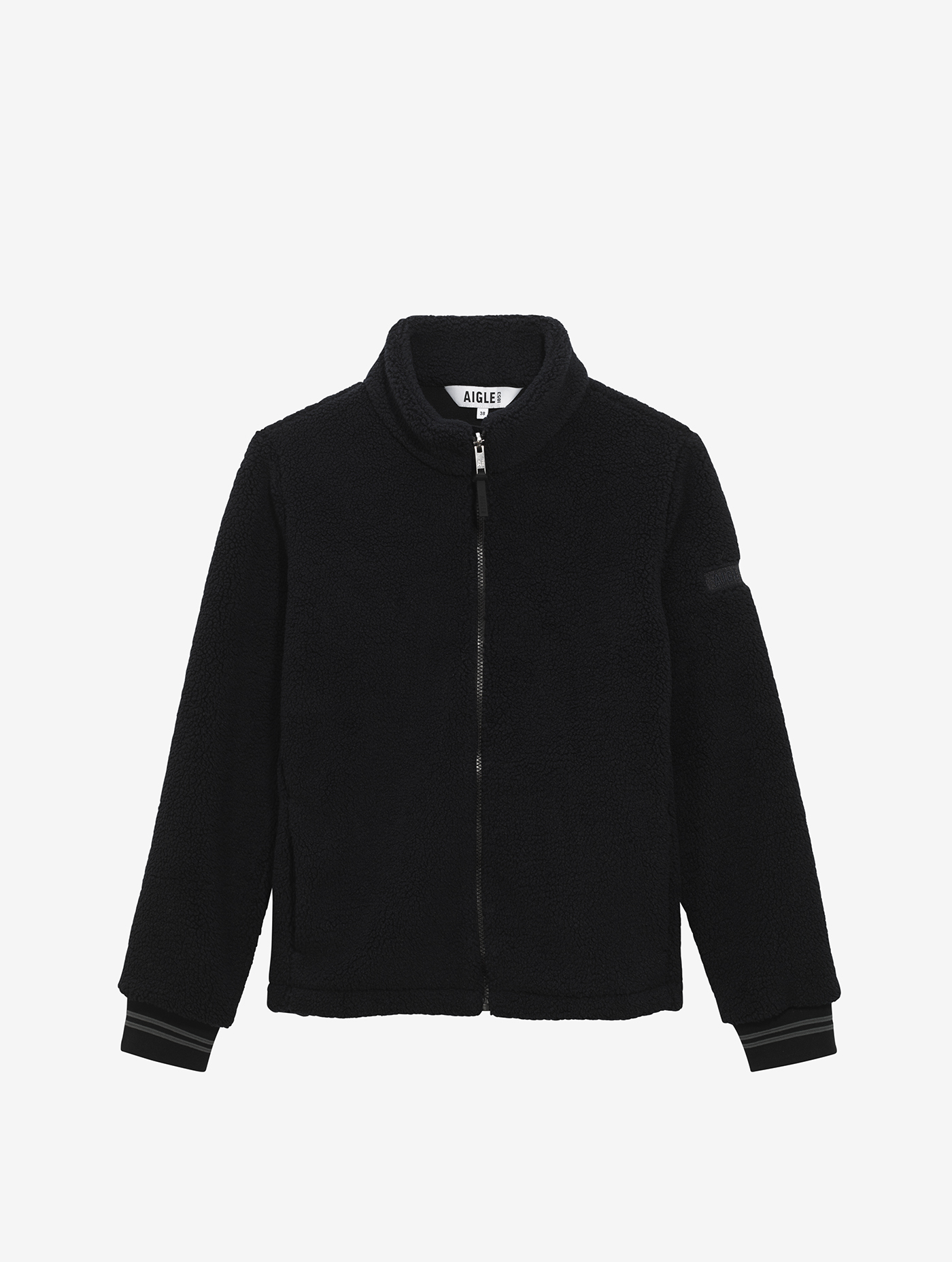 Veste en sherpa T-KIT NOIR