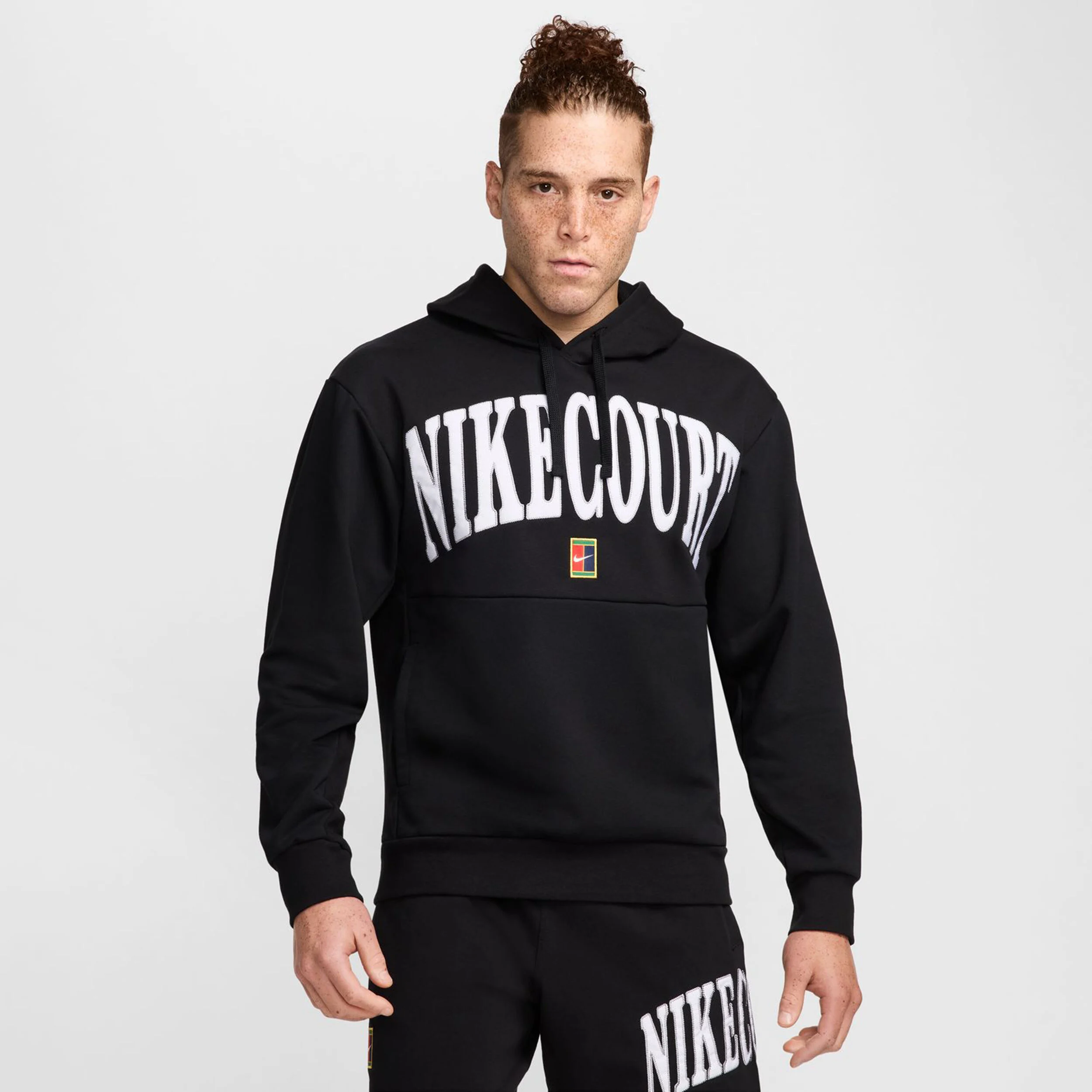 Nike Dri-Fit Fleece Heritage Sweat À Capuche Hommes - Noir , Blanc