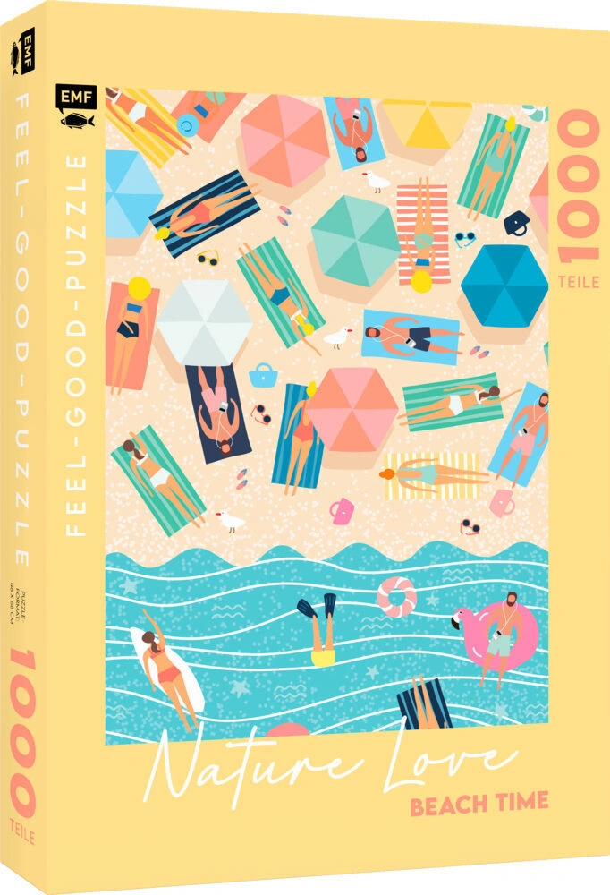 Feel-good-Puzzle 1000 Teile - NATURE LOVE: Beach time