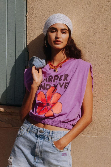 Harper & Yve paarse dames t-shirt