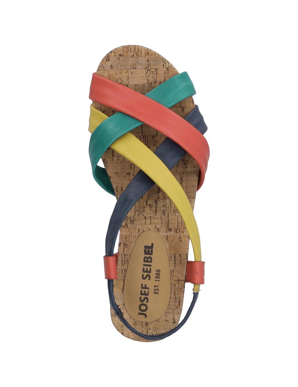 Sandale Henriette 01, rot-multi