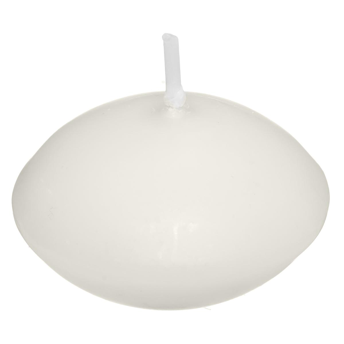 BOUGIE FLOTTANTE MANY BLANC D.4.5CM X6 PIECES