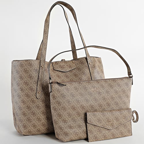 Lot Sac Tote Réversible Et Sac A Main Femme EBG839023 Camel