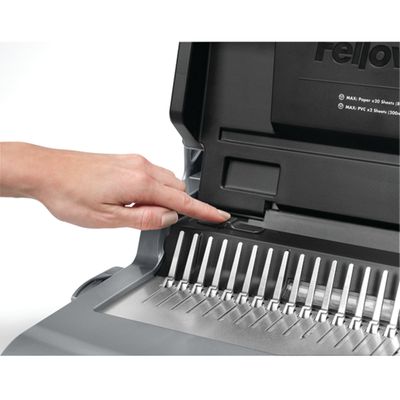 Fellowes Quasar +500 - machine à relier / relieuse perforeuse manuelle - perfore 25 feuilles - relie 500f