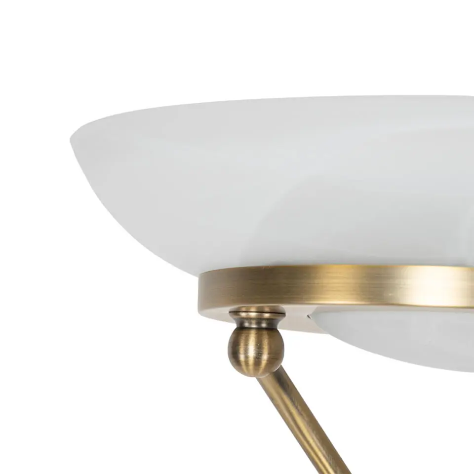 Qazqa vloerlampen empoli bruin geïntegreerde led