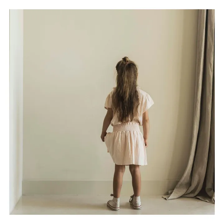 Jenest Jupe Smockée Billie | Rose pâle