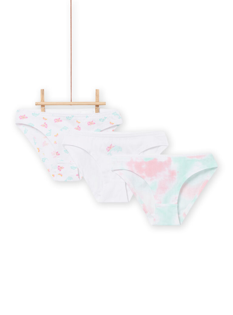 Lot de 3 culottes assorties enfant fille
