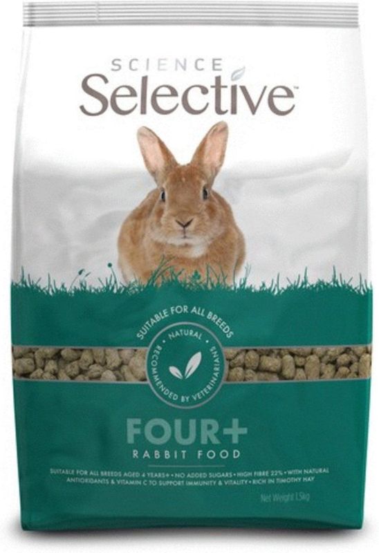 Supreme Science Selective Rabbit 4plus - Konijnenvoer - 10 kg