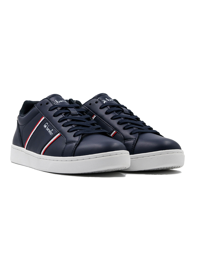 Blue and White Men's Sneakers