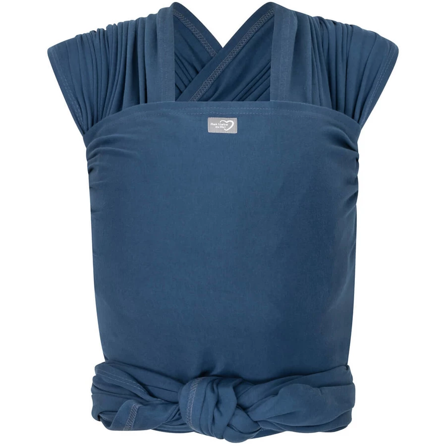 Hoppediz Langes elastisches Tragetuch Indigo