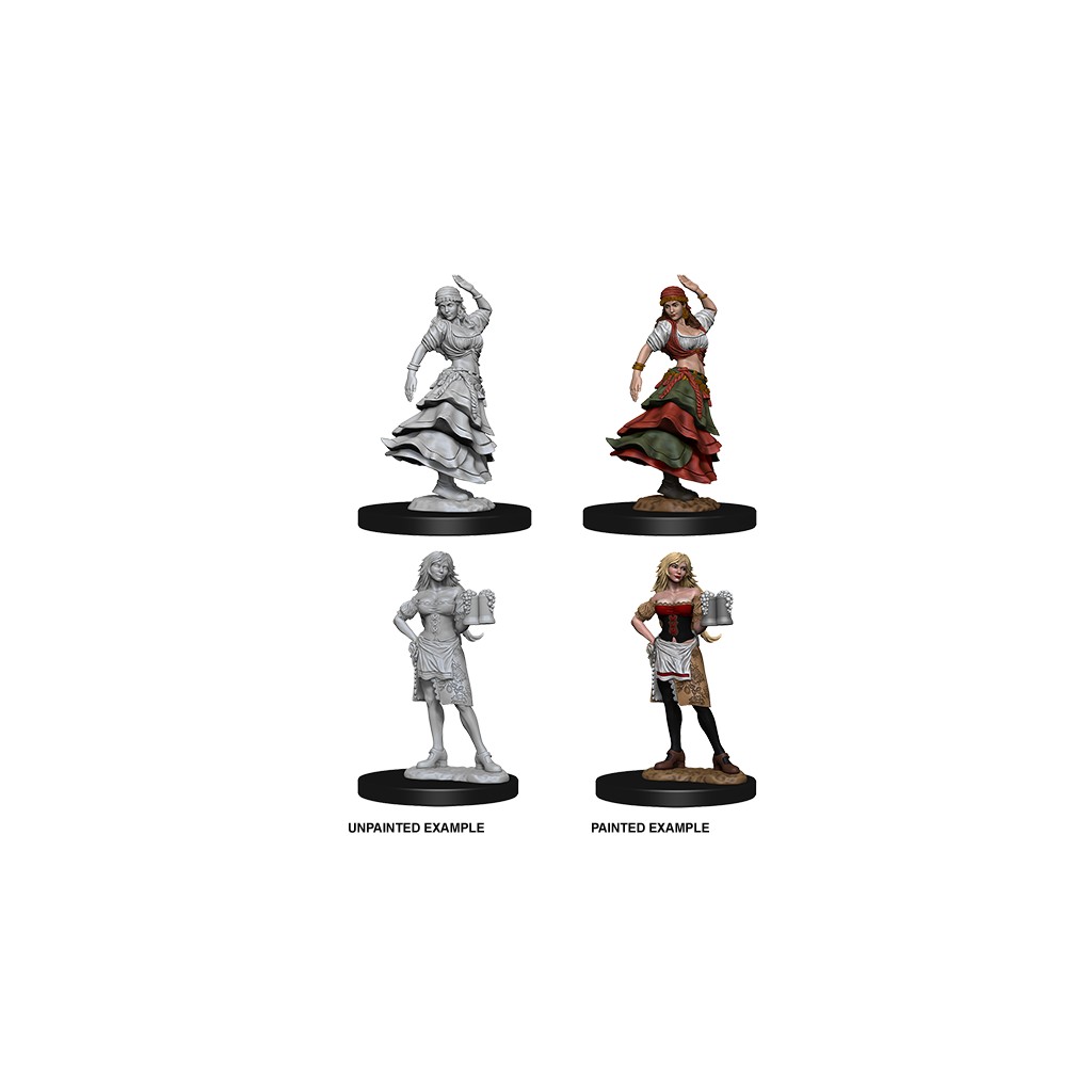 Pathfinder Deepcuts Unpainted Miniatures: Bartender/Dancing Girl