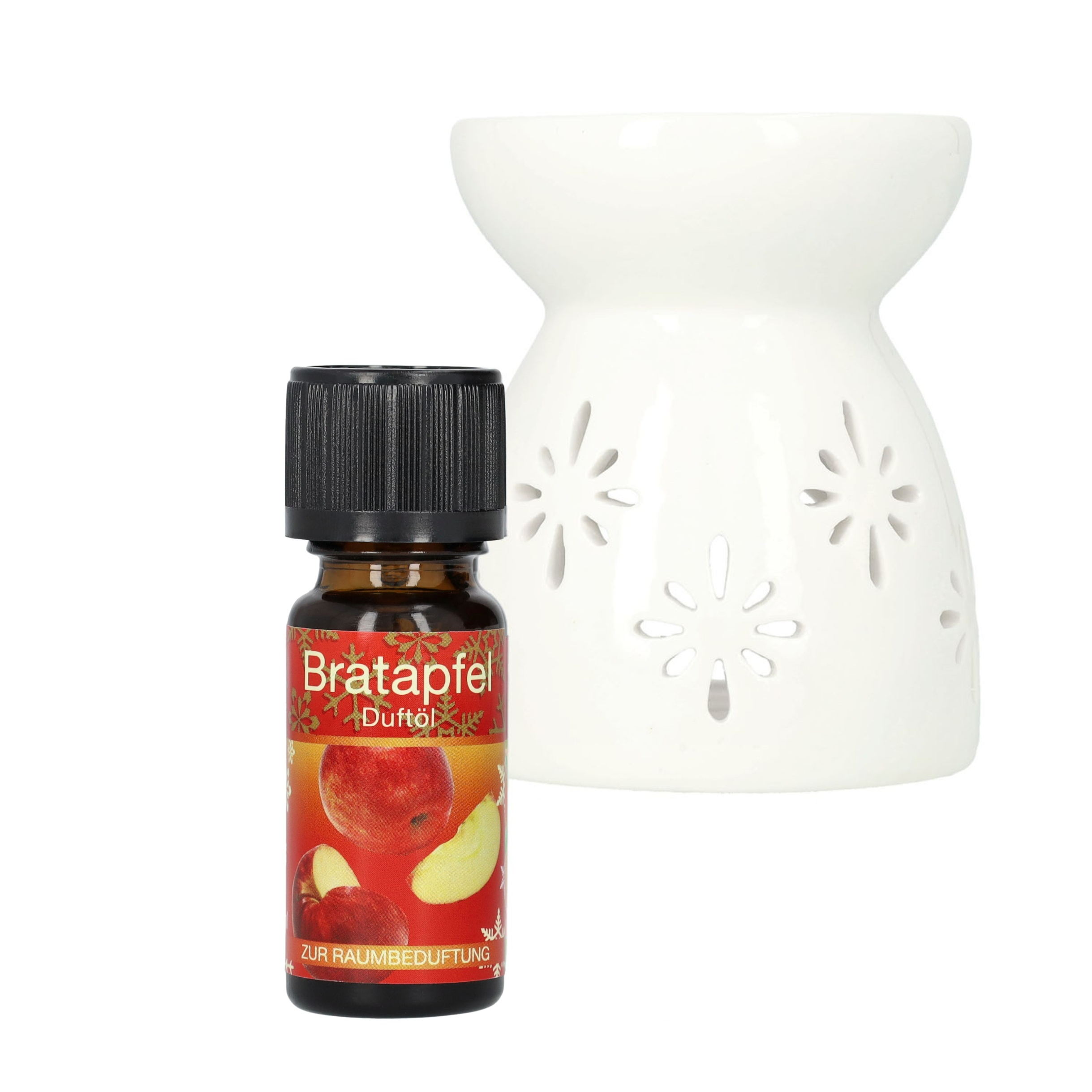 (10ml) Raum Duftöl Aroma Öl für Diffuser / Duftlampen / Duftsteine (66181) - Bratapfel