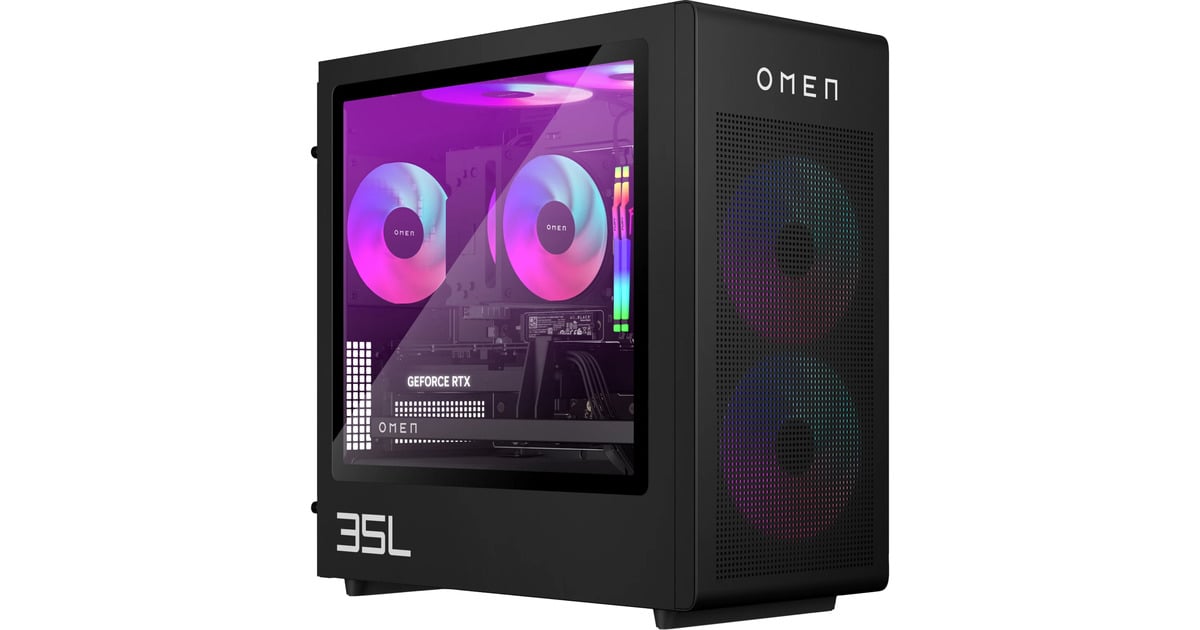 OMENTG03-0056nd (C3YN9EA) gaming pc  (Zwart | Core i7-14700F | RTX 5050 | 16 GB | 1 TB SSD)