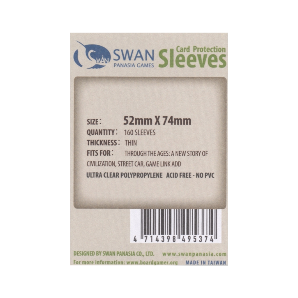 Swan Panasia - Card Sleeves Standard - 52x74mm - 160p