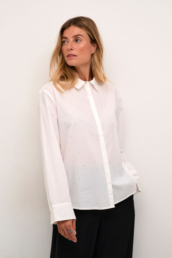 Cream CRGlitter shirt Snow white
