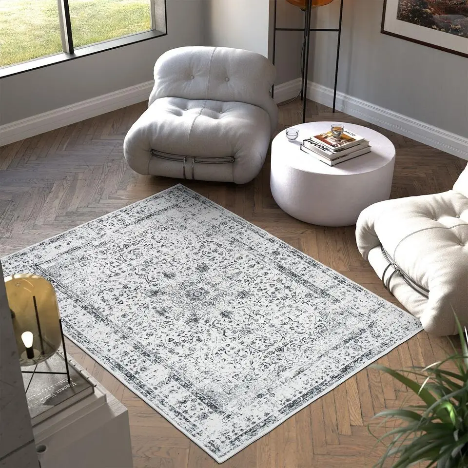 tectake® Vintage design vloerkleed Aliya, laagpolig 160 x 230 cm