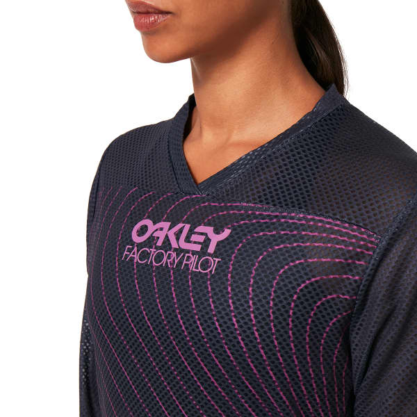 Maillot VTT OAKLEY WMNS FACTORY PILOT RC LS JERSEY FATHOM