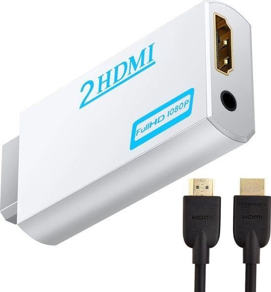 Garpex - Wii naar HDMI-adapter - HDMI Poort - Inclusief 1,5m HD