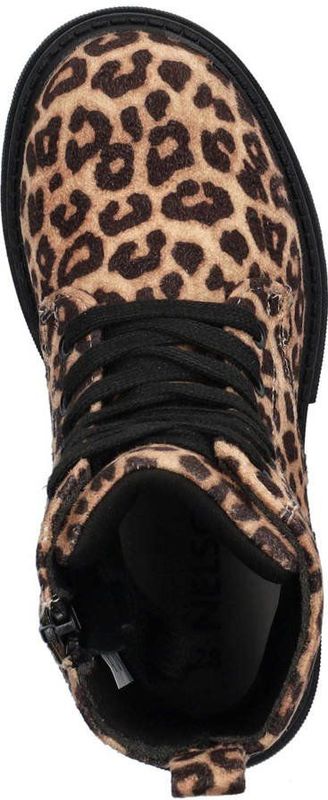 Nelson - Veterboots - Panterprint - Meisjes