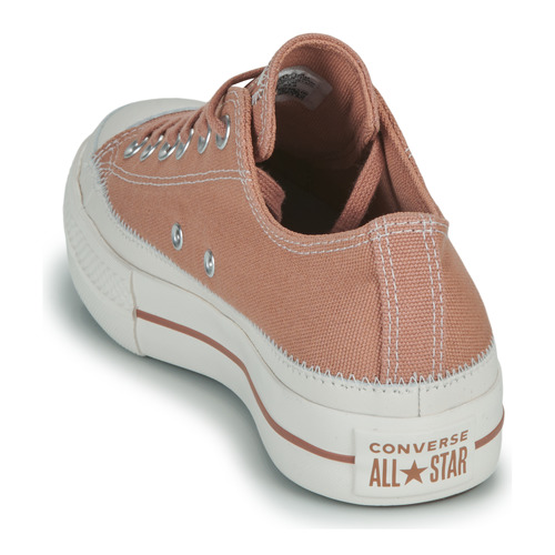 Converse - CHUCK TAYLOR ALL STAR LIFT PLATFORM MIXED MATERIAL - Vieux Rose