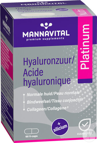 Mannavital Acide Hyaluronique Platinum 60 Capsules
