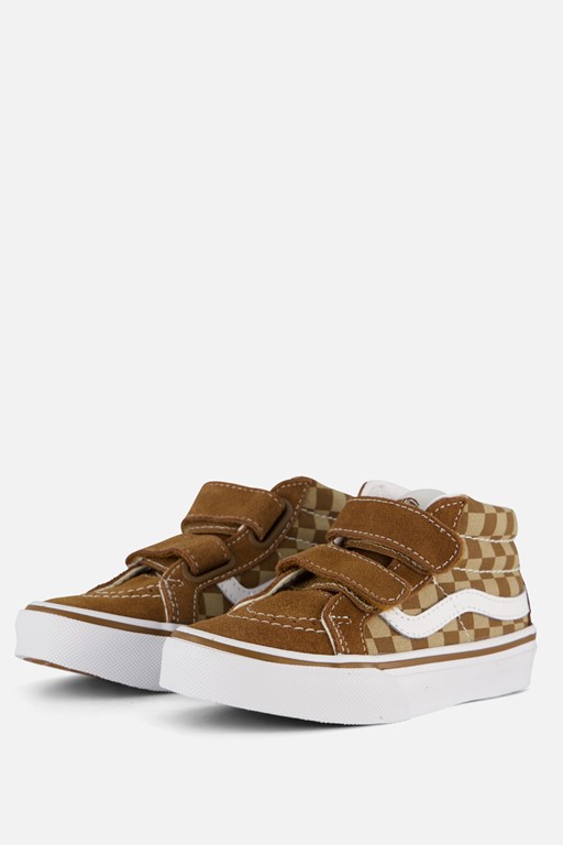 Vans SK8-Mid Reissue V Checkerboard bruin