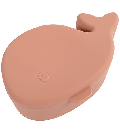 Filibabba Snackbox - Der Wal Christian - Misty Rose