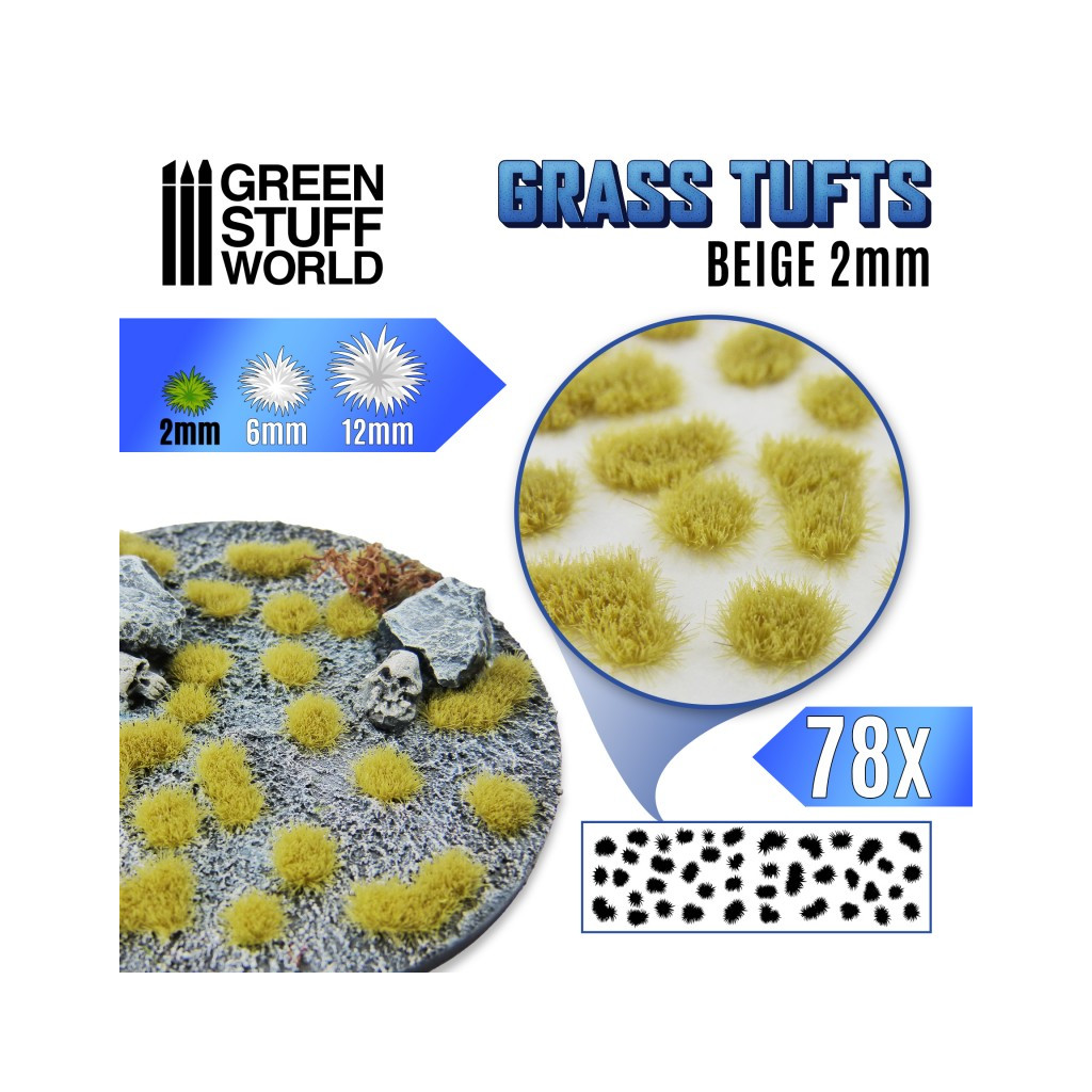 Green Stuff World - Touffes d'Herbe - 2mm