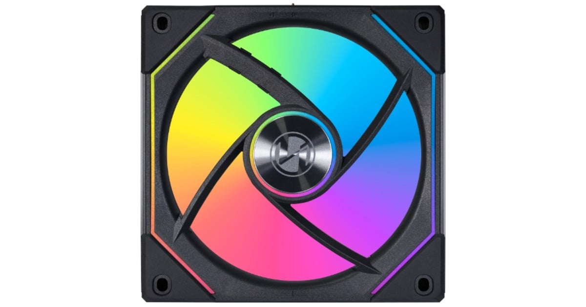 Lian LiUni fan SL-Infinity 140 RGB case fan  (Zwart, 140 x 140 x 25 mm, PWM)