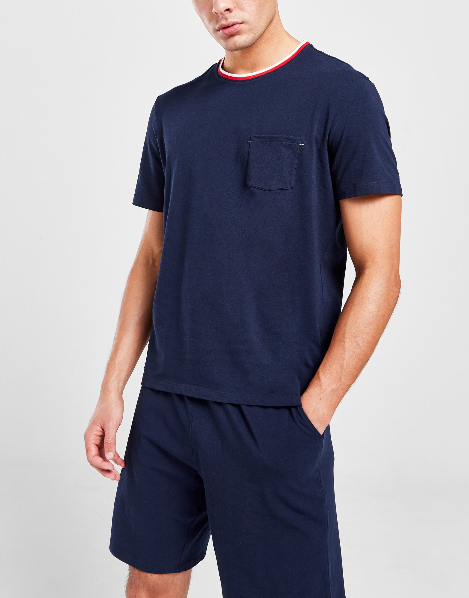 Lacoste T-shirt Stripped Collar Homme