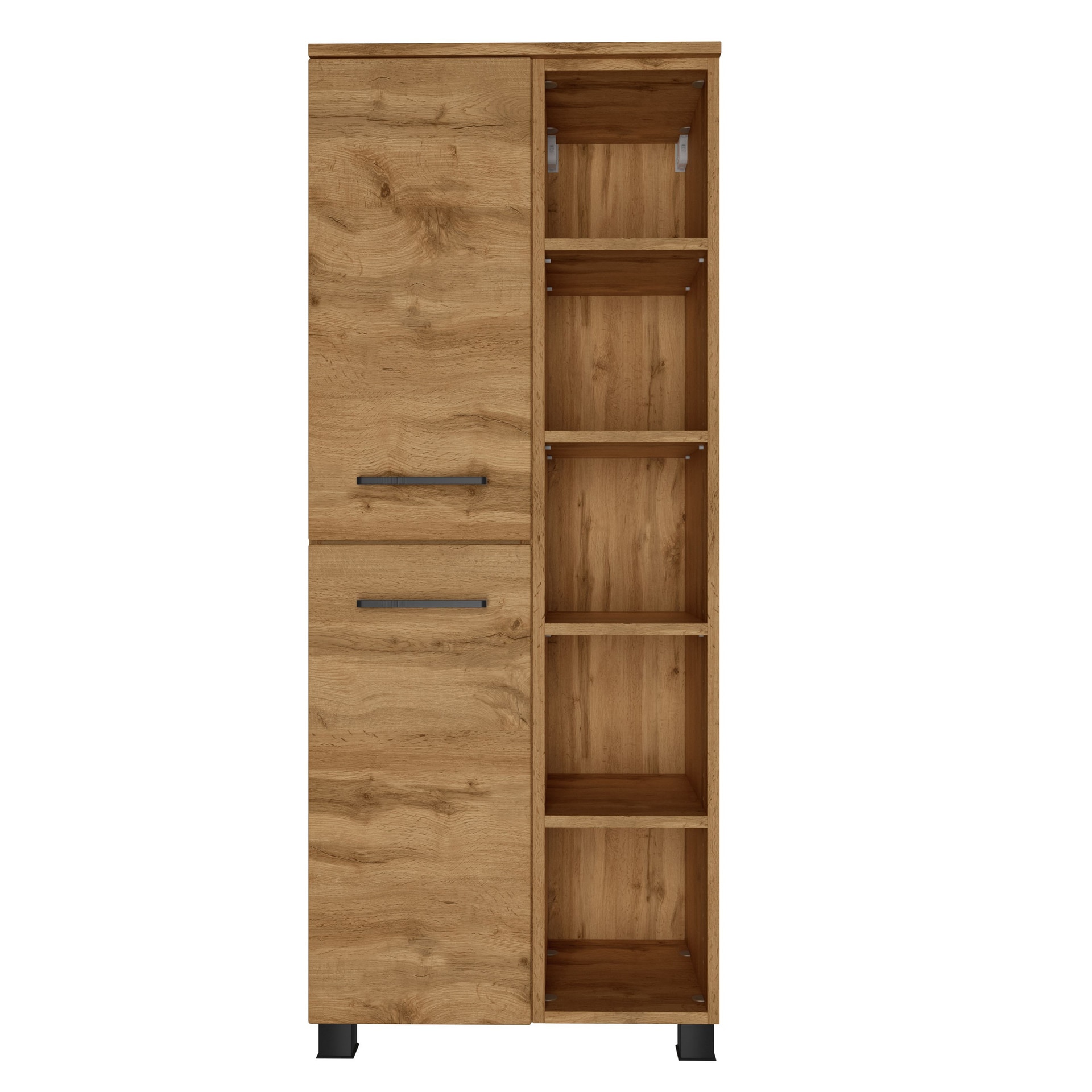Midischrank Limburg braun B/H/T 55x130x35 cm