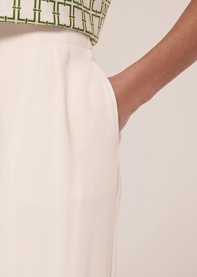 Pantalon Parigiécru en crêpe
