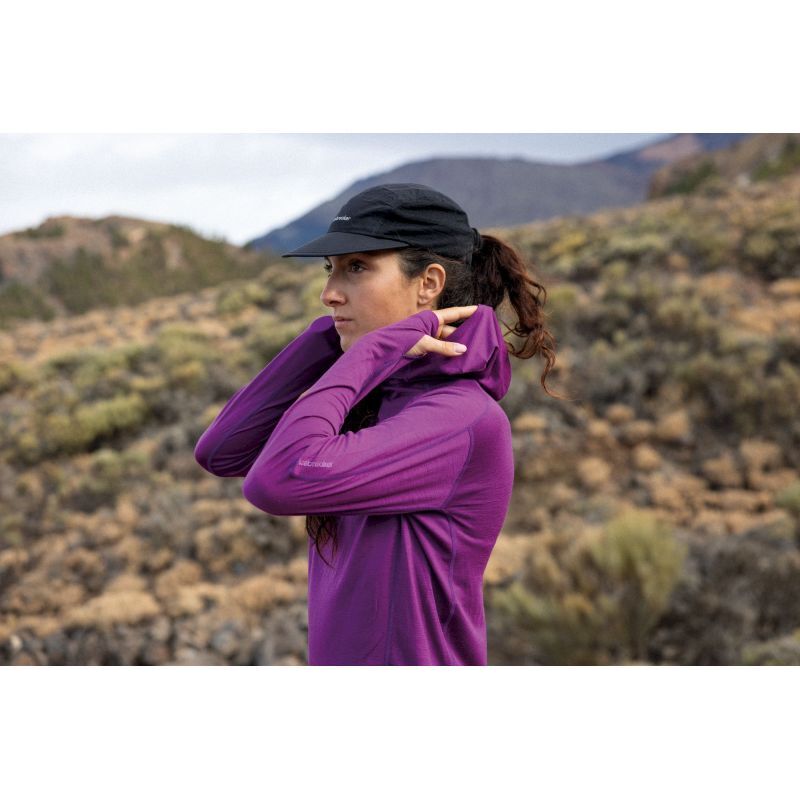150 MerinoFine Ace LS Hoodie - Sweatshirt en laine mérinos femme