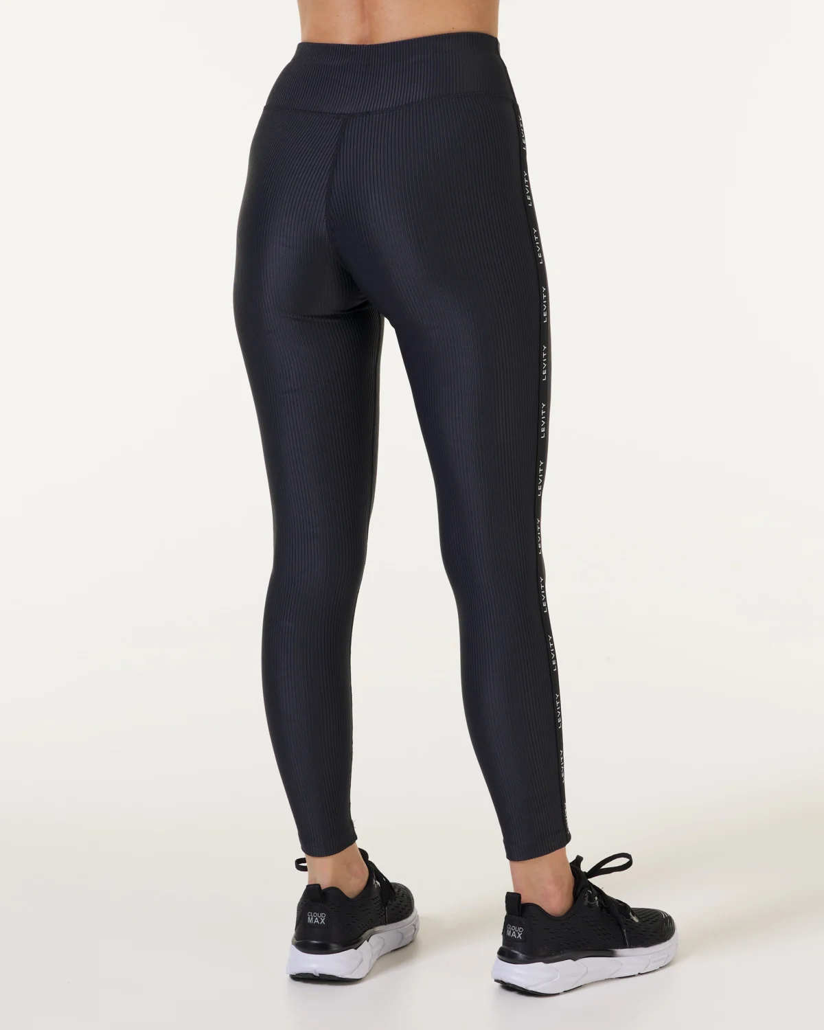 LEVITY Core Logo Rib Tights Black