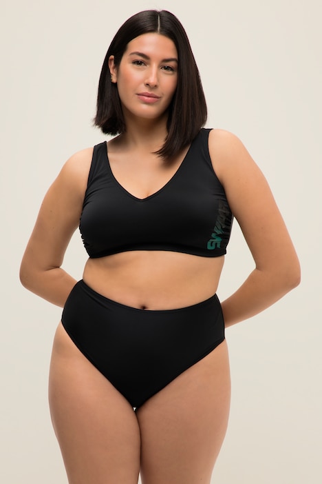 Bikini-Slip, SWIM Print, High Waist