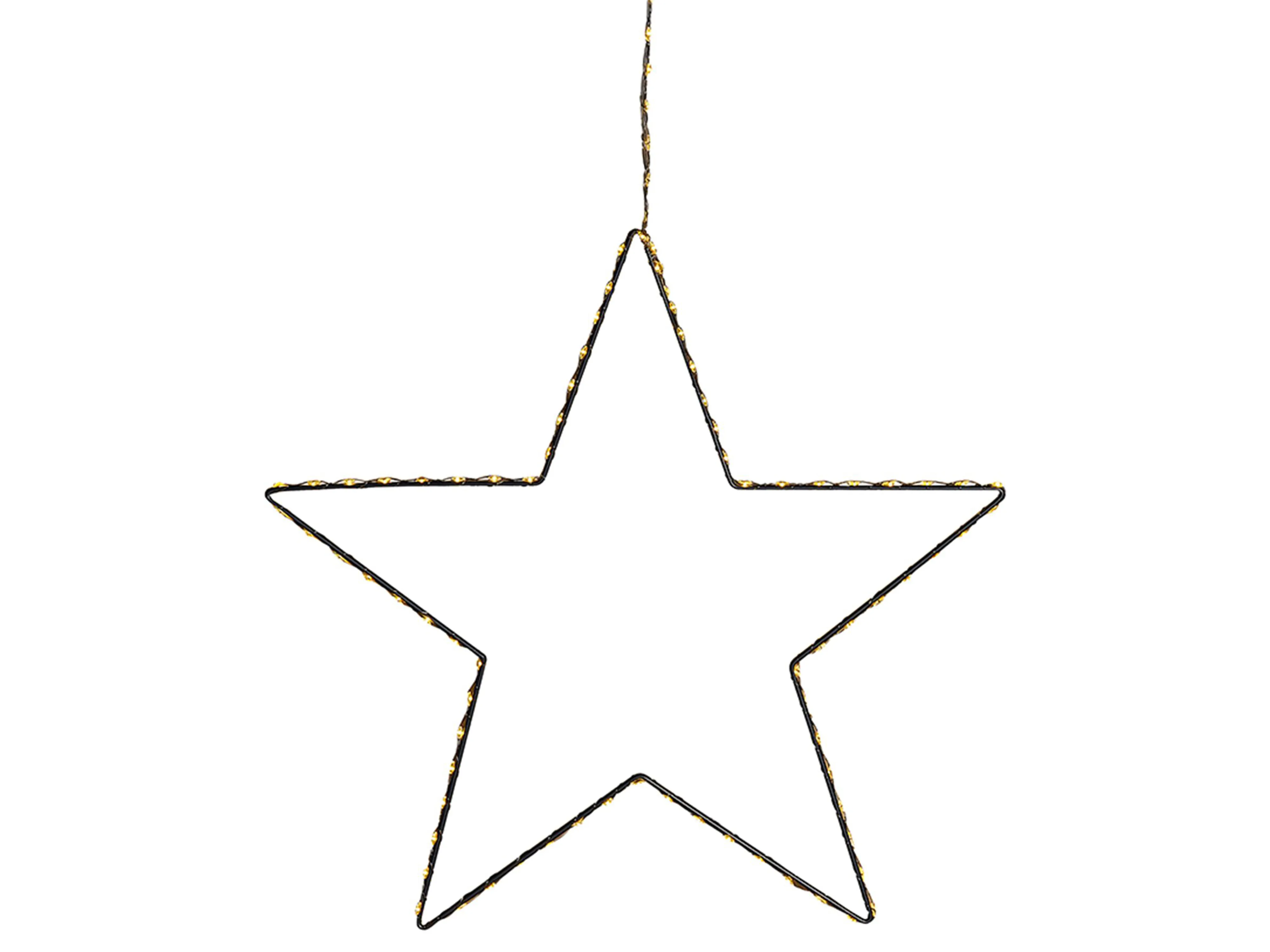 Set van 3 hangende decoraties LED KUNNARI Ster 50/40/30 cm Zilver