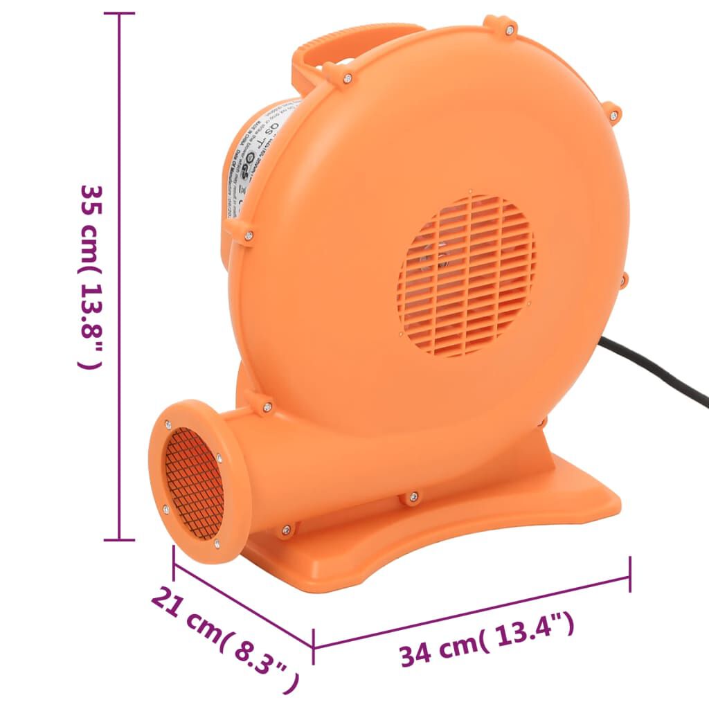 vidaXL Elektrische bladblazer 300 W