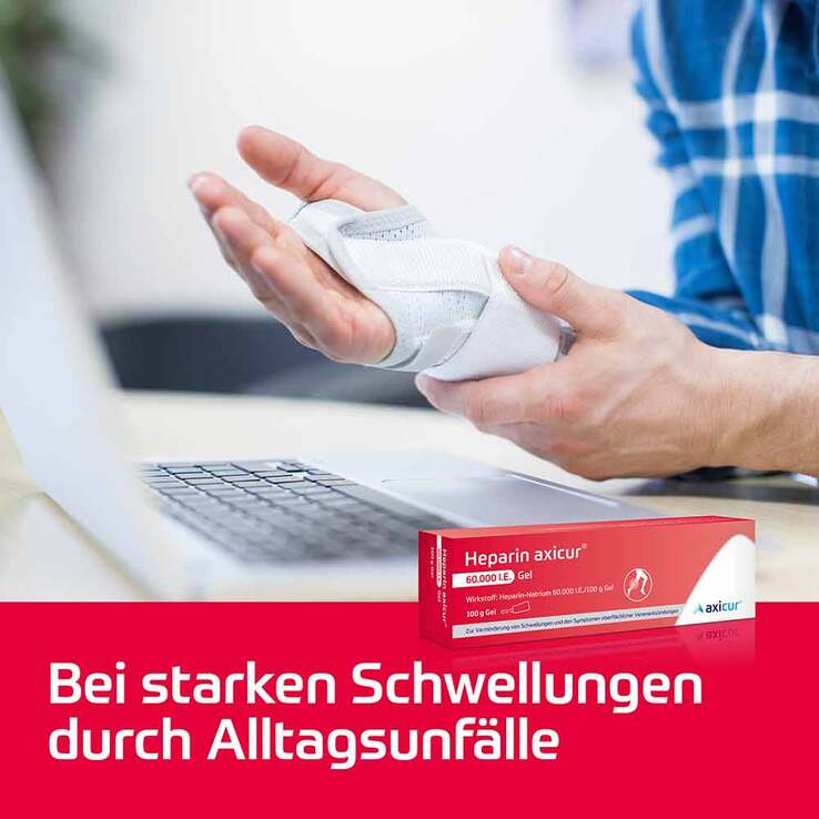 Heparin axicur® 60.000 I.E. Gel, 100 g