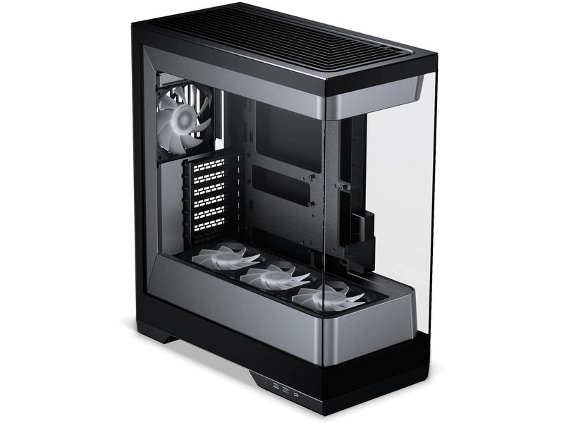 Phanteks PC-Gehäuse Evolv S2 Schwarz Midi-Tower mit einem Sichtfenster