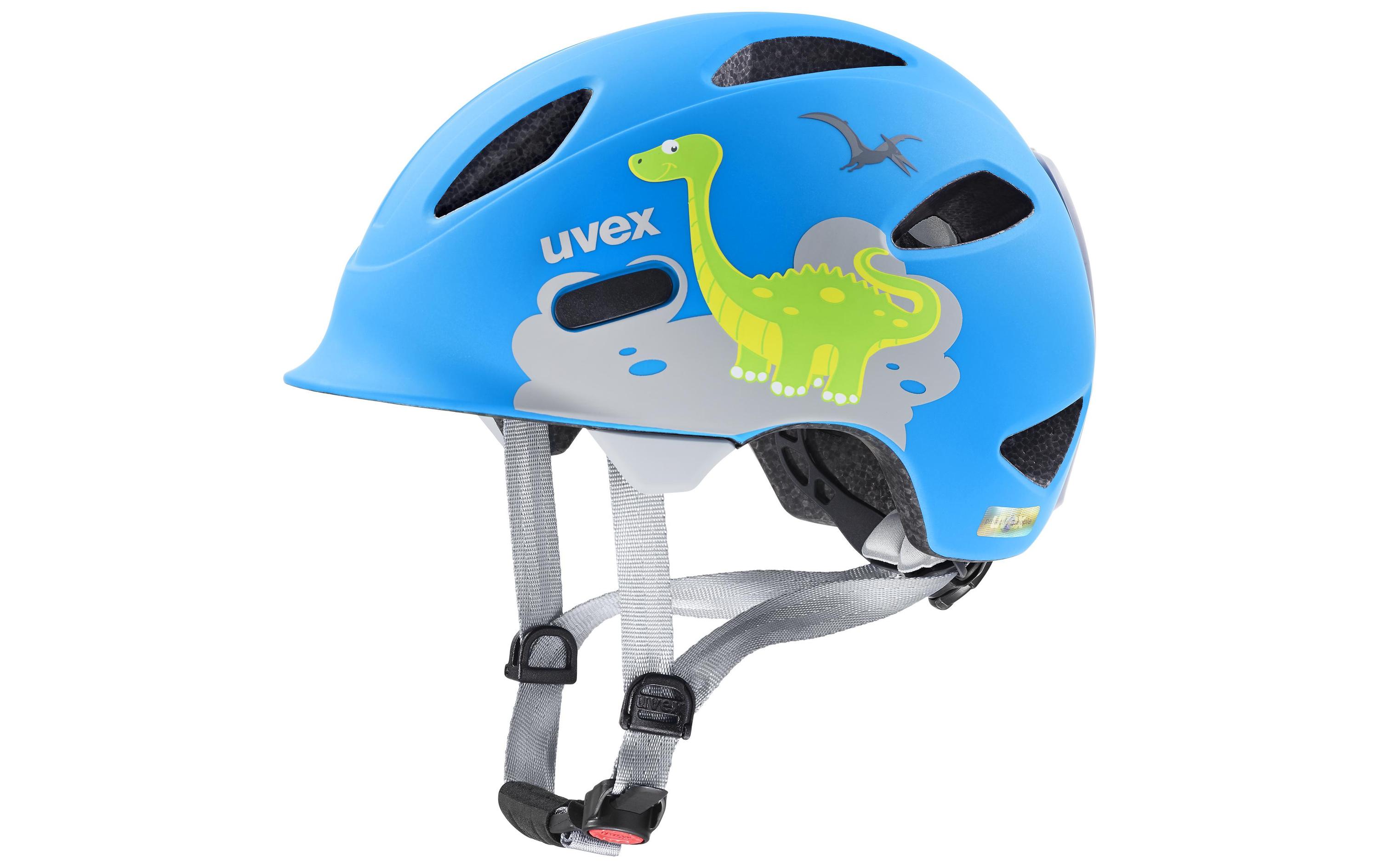 Kinderhelm uvex oyo style dino blue matt , MSuperleichter Kleinkindradhelm