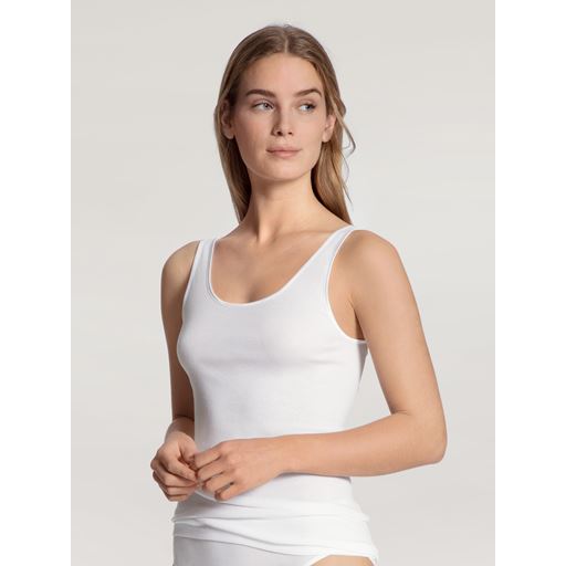 Calida Light Tank Top, White, L