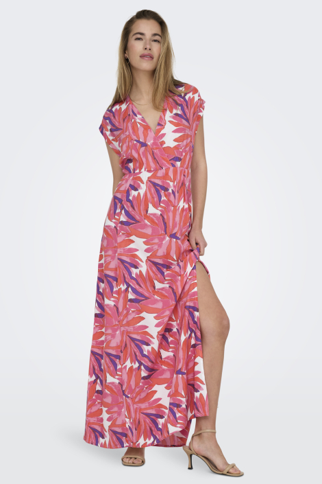 Only roze dames jurk