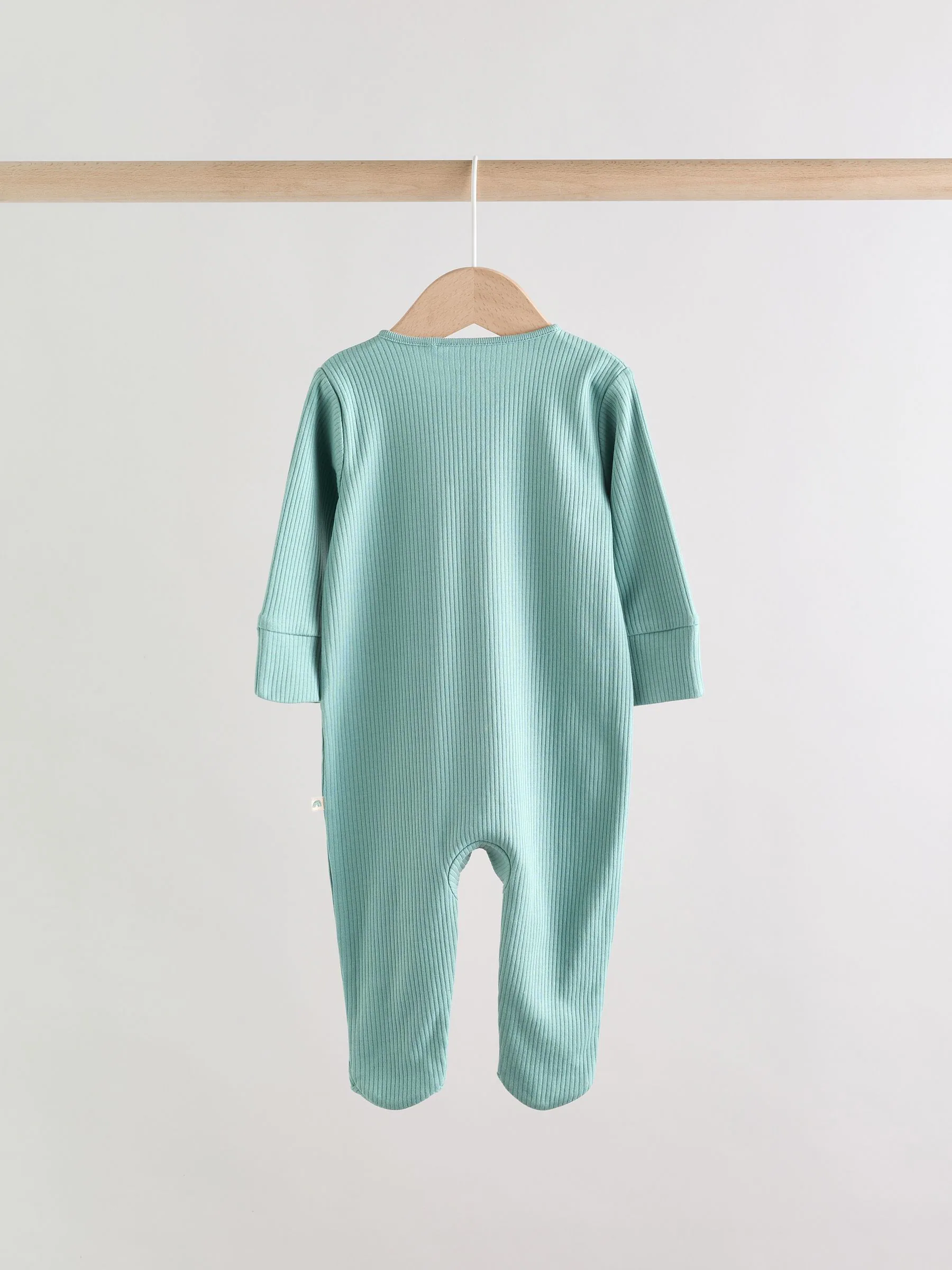 Mineraalkleurig - Verpakking van 3 babypyjama's (0-2jr)