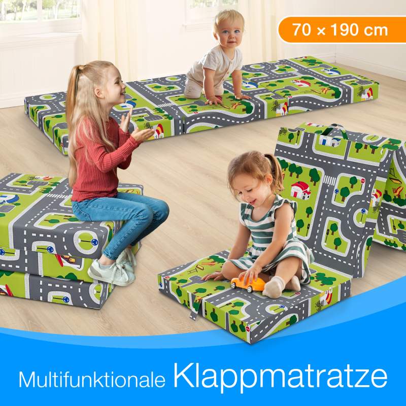 Bestschlaf Gästematratze Klappmatratze L190 x B70 cm x H9 cm