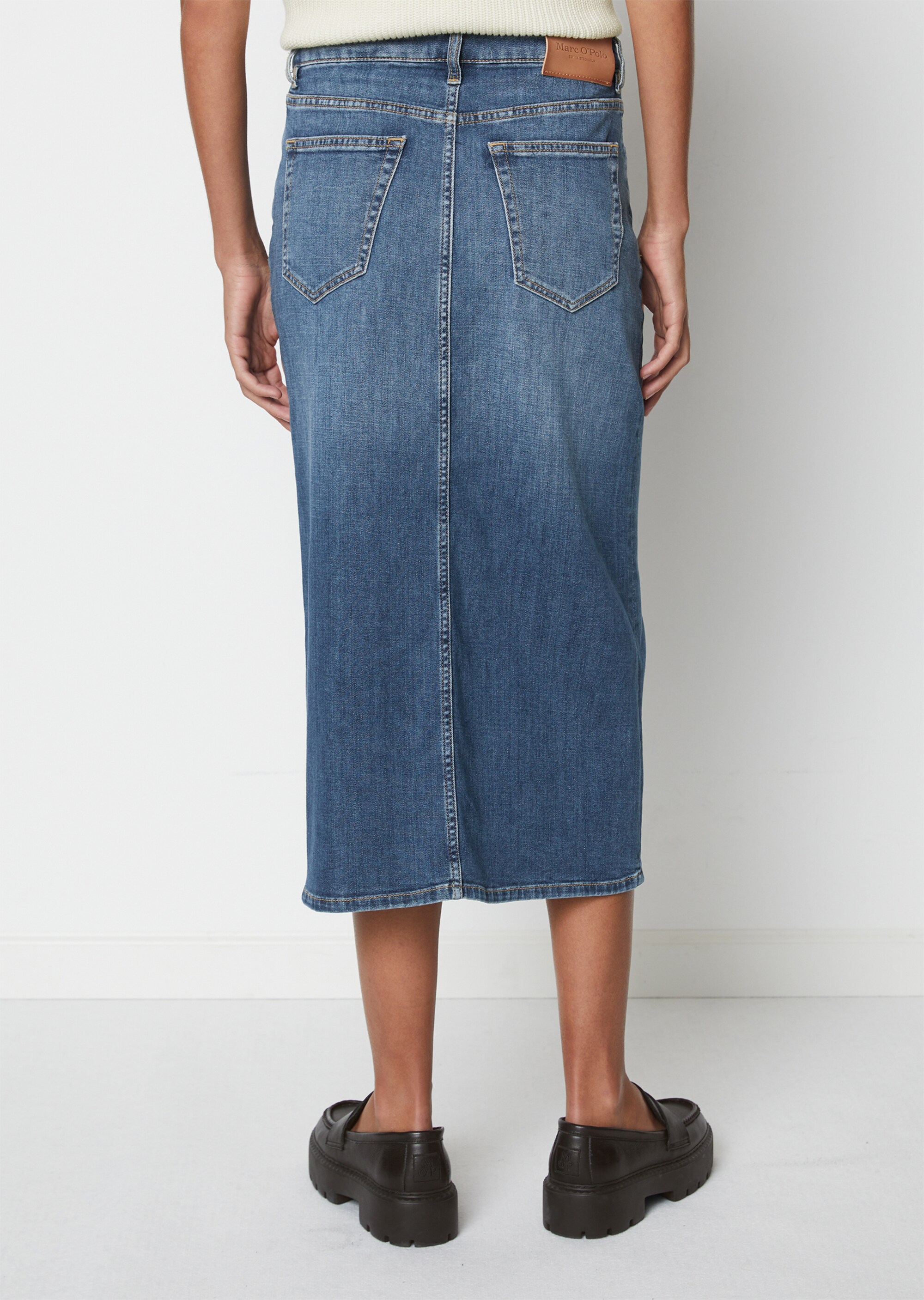 Jeansrock regularaus Organic Cotton-Stretch
